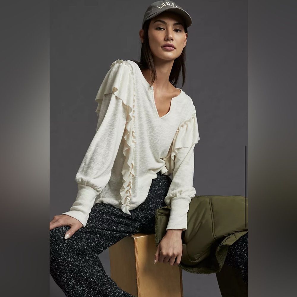 Pilcro Cozy Popover Top‎ - Medium